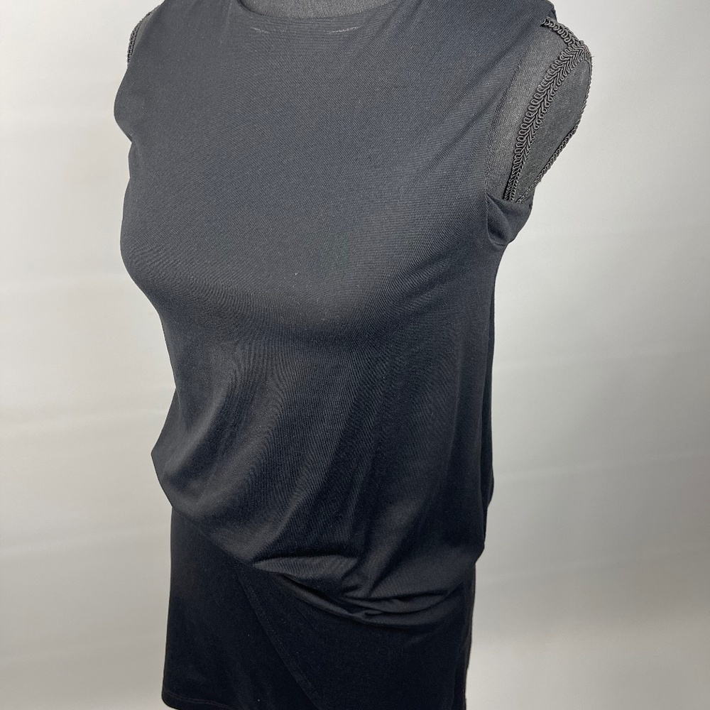 Susana Monoco - Black Sleeveless Cocktail Mini Dress